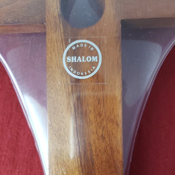 MEMORIAL CROSS 10" BEVELED EDGES GOLD CARVED ART - Picture 7 of 10